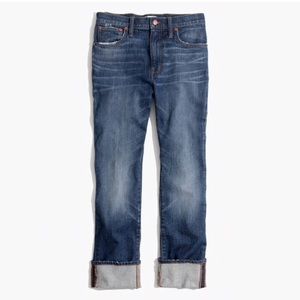 MADEWELL high-rise slim boyjean
